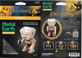 Lord of The Rings Gollum Metal Earth Legends 3-D Laser Cut Steel Model K... - £9.06 GBP