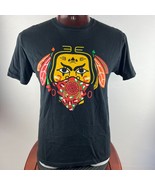 Chicago Blackhawks Indianhead Facepaint Mask T-Shirt - £19.46 GBP