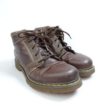 Dr. Martens AirWair Ankle Work Boots Mens Size 10 Brown Leather 12119 Unisex - £25.36 GBP