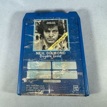 Neil Diamond Double Gold 1972 Bang Records 8 Track Tape Album Blue - $9.55
