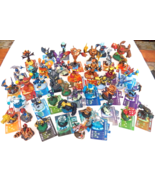 Lot 45 Skylanders Figures Activision Many with Codes &amp; Cards + Castle Case - £74.93 GBP