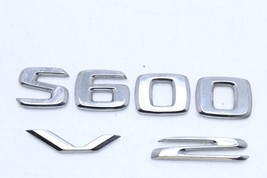 MERCEDES-BENZ S600 V12 EMBLEM BADGE LETTERING Q7518 image 2