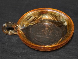 JEANNETTE Marigold Carnival FLORAGOLD 5&quot; Candy Bon Bon Nappy Bowl Dish V... - $321.73 MXN