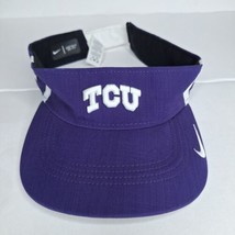 TCU Horned Frogs Nike Dri-Fit Purple Adjustable Visor Hat - £11.65 GBP