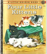 Little Golden Book Four Little Kittens Ex++ 1957 1ST Printing Golden - £5.76 GBP