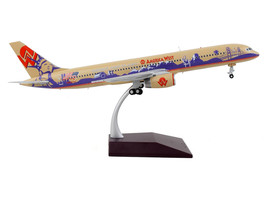 Boeing 757-200 Commercial Aircraft America West Airlines Beige w Purple Graphics - £88.17 GBP