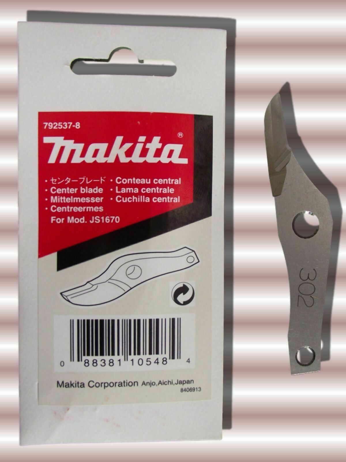 Makita 792537-8 Center Blade For Shear JS1670 JS1000 BJS101 DJF101  7925378 - $98.74