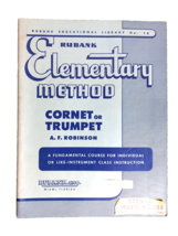 Rubank Educational Library No. 18 Elementary Method Cornet Or Trumpet Music - £9.56 GBP