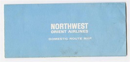 Northwest Orient Airlines Domestic &amp; System Route Maps  - £14.01 GBP