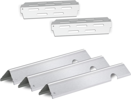 Flavor Bars &amp; Heat Deflectors Replacement Set For Weber Genesis II 210/LX 240 - £51.35 GBP