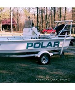 Polar Boat Yacht Decals 2PC Set Vinyl High Quality Large New 60” X 9” OEM - $190.15 CAD
