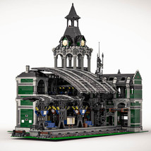Modular Train Station Building Blocks Set DIY Model MOC Bricks Toys Gift 12714pc - £659.00 GBP