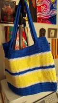 School Colors Tote/Shoulder Bag, 16 inches wide, 13 inches deep - £19.61 GBP