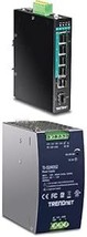 TRENDnet Bundle 5-Port Hardened Industrial Gigabit PoE+ DIN-Rail Switch ... - $691.99