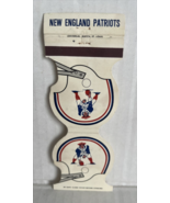 NFL Football New England Patriots Matchbook Cover w/ Schedule Vtg 1980 - £10.15 GBP