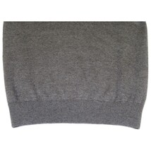 Men's Sweater Knit By BRANGO Turkey Polo Neck Cotton Blend 21228 Charcoal Gray image 8