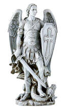 Saint Michael The Archangel  12.25" Statue, New  #AB-356-R2 - $2,476.27 MXN