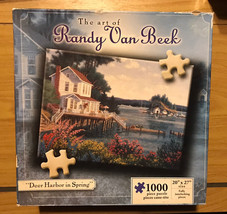 The art of Randy Van Beek Deer Harbor Im Spring 1000 Piece Puzzle - $24.99