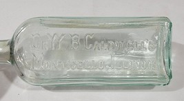 Early Dr. W.B. Caldwell&#39;s Medicine Bottle Monticello, Illinois 7&quot; Tall - £11.14 GBP