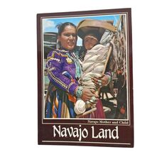 Postcard Navajo Land Mother And Child Indian Native American Chrome Unpo... - $7.03