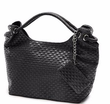 Camille designer high quality fashion Weave women handbag with coin purse - $44.00