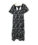 MASAI NEIA TIE-BACK SHORT SLEEVE DRESS BLACK SIZE MEDIUM NEW - $34.65