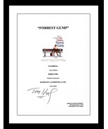 Tom Hanks Autographed 8.5x11 &quot;Forrest Gump&quot; Movie Script Page w/ Glossy ... - $1,925.03 MXN