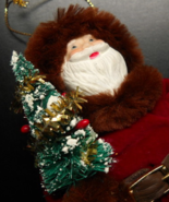 Kurt S Adler Christmas Ornament 1983 Santa Claus in Fur Trimmed Santa Co... - $8.99