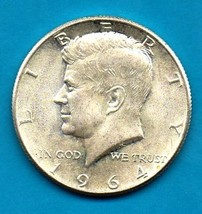 1964 Kennedy Halfdollar (uncirculated) - Silver - Brillant - £11.94 GBP