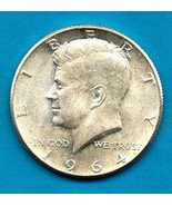1964 Kennedy Halfdollar (uncirculated) - Silver - Brillant - £11.99 GBP