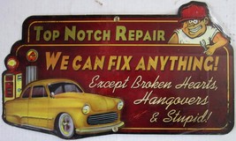 Top Notch Repair Plasma Cut Metal Sign - £23.41 GBP