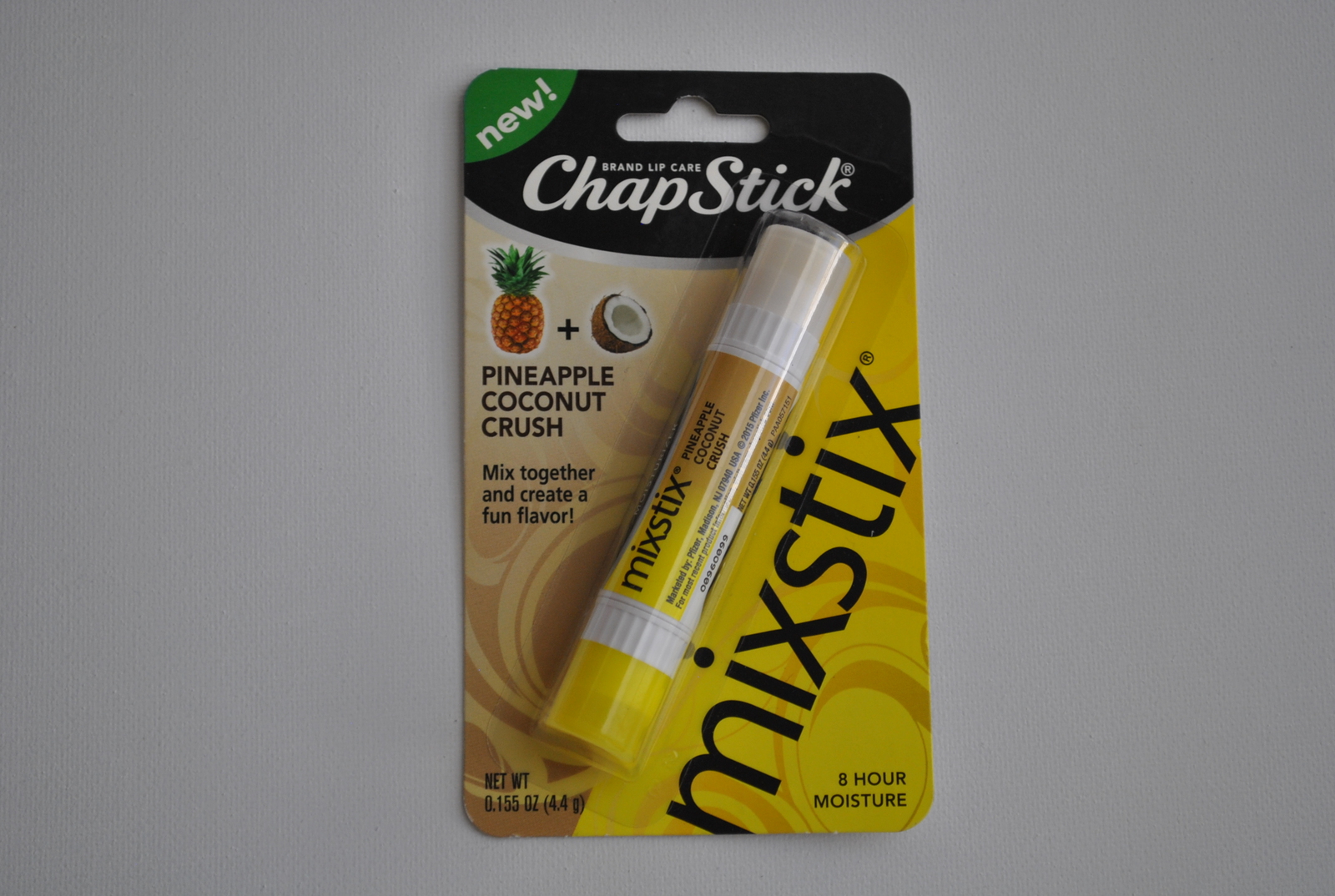 Primary image for ChapStick Mixstix Pineapple Coconut Crush Lip Balm 0.155 oz / 4.4 g