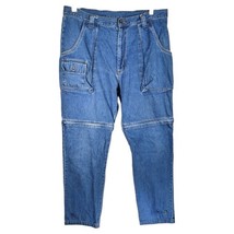 Convertible Jeans Zip Off Mens Size 38x34 Hunting Guide Gear Pockets Lon... - $39.60