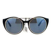 Womens Sunglasses Unique Wing Frame Metal Outline Stylish Shades - £9.49 GBP