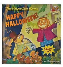 The Berenstain Bears Hardcover 3 in 1 Book Happy Halloween Prize Pumpkin NEW - £7.80 GBP