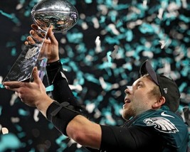 NICK FOLES 8X10 PHOTO PHILADELPHIA EAGLES NFL FOOTBALL PICTURE WITH TROPHY - £3.87 GBP