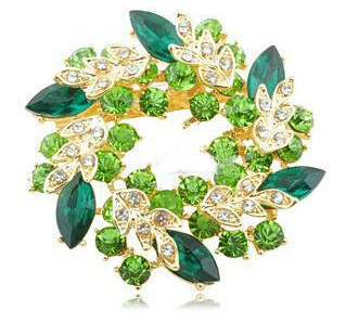 Primary image for  Rhinestone Crystal Flower Brooch Pin.Various colour