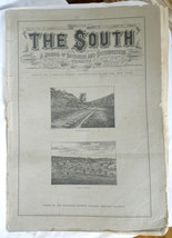 The South June 1883 Journal engravings southwest newspaper antique vintage  - £11.08 GBP