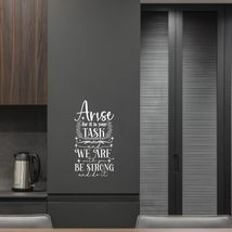 Arise, for it is Your Task, and we are with You be Strong and do it Ezra... - $9.79
