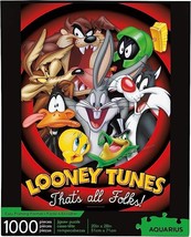 Looney Tunes Puzzle Official Classic Cartoon Characters 1000 Pc Jigsaw 2... - $19.95