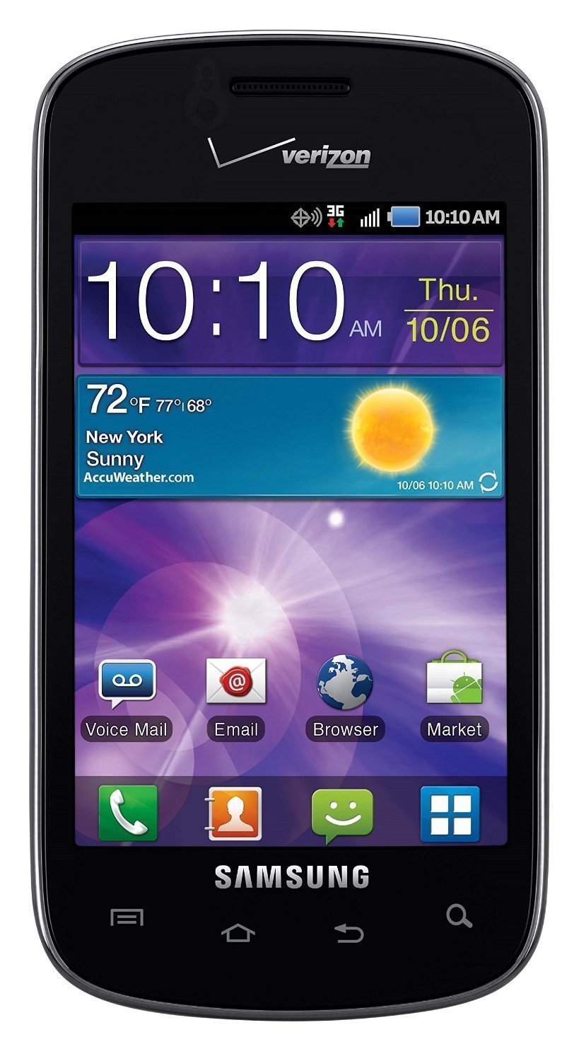 Samsung Illusion I110 Verizon CDMA Prepaid Android Cell Phone - Black/Si... - $45.00