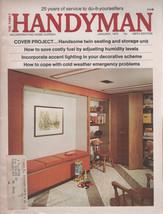 The Family HANDYMAN Magazine January 1975 Twin Seating and Storage - £1.99 GBP
