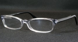 Frame4U Tia Bo Clear Transparent /Black Unique Rare Eyeglasses 4U 52-15-140mm - £38.22 GBP