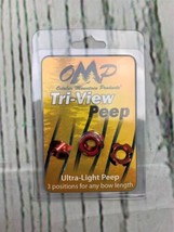 Tri View Peep Sight Red 1/4 in - £9.52 GBP