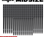 Majek Mens Tour Pro Black Midsize LOGO Golf Grips Bulk Pack - 150 PACK - $284.15