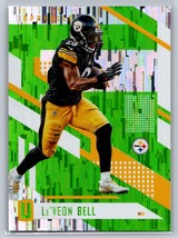 2017 Panini Unparalleled #27 Le&#39;Veon Bell Lime Green - £1.19 GBP