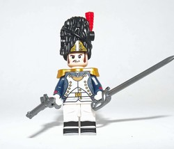 French Imperial OLD Guard Infantry Napoleonic War Waterloo Soldier Minif Buildin - $9.33