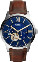 FOSSIL Townsman Men&#39;s Automatic Watch with Mechanical Movement and Skeleton Dial - £104.74 GBP