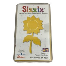 Sizzix Yellow Die Cutter Sunflower 38-0210 Provo Craft  - $9.99