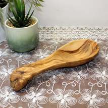 Handmade Gift, Olive Wood Resting Spoon, Hand Carved Utensils Made in Je... - $44.95